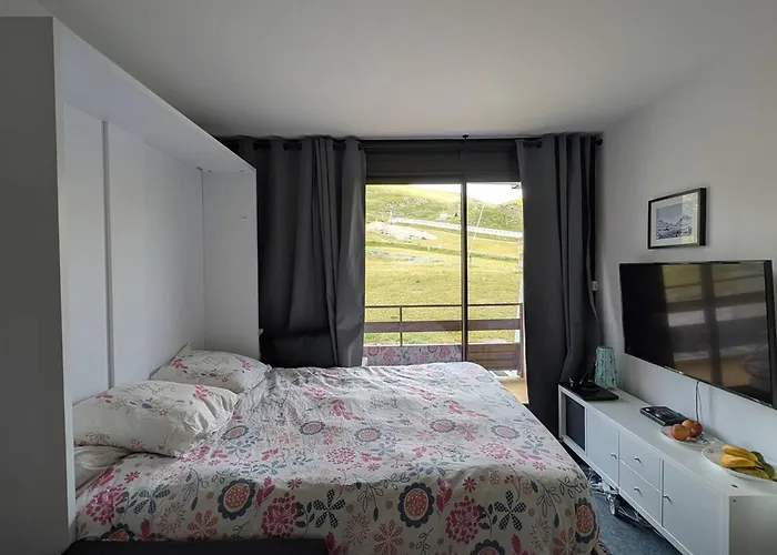 Cosy Pour 4 Avec Balcon Et Wi-fi, Acces Direct Aux Pistes - Fr-1-602-59 Apartamento